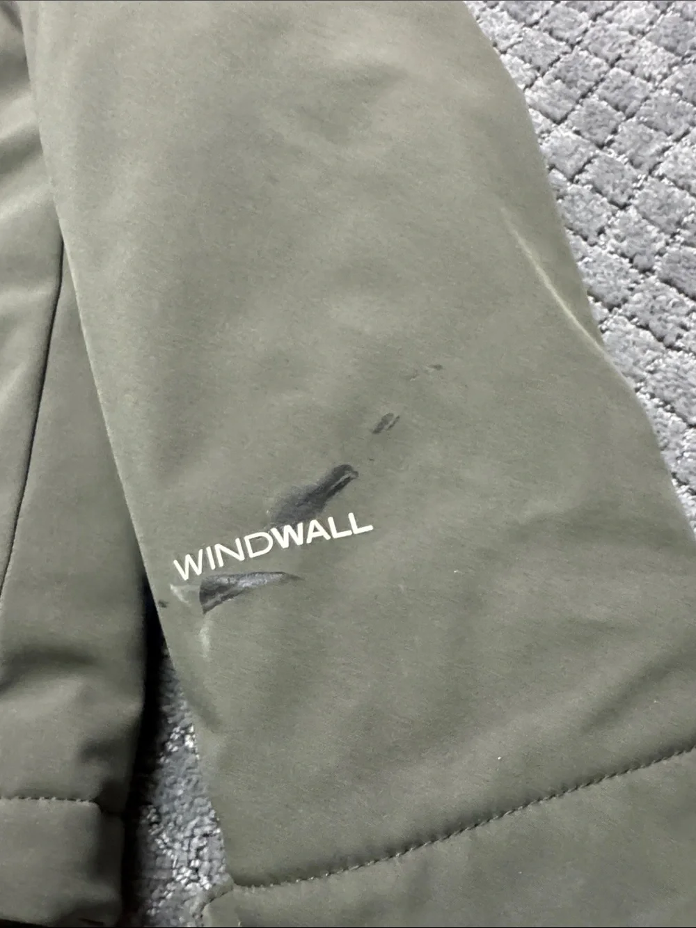 The North Face Men's Olive Green Hooded Performance Jacket